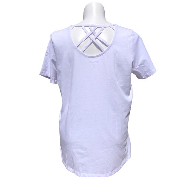 Roaman’s white cotton t-shirt size large size 18 20 - Picture 2 of 8